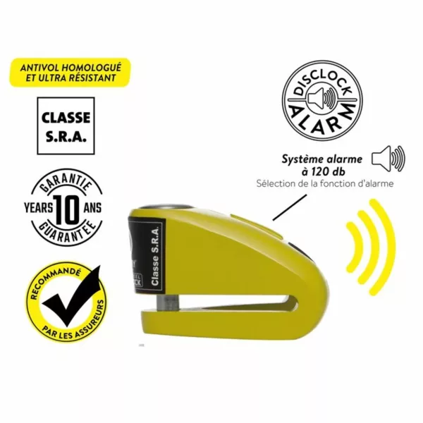 AUVRAY B-Lock 10 Disc Lock Alarm