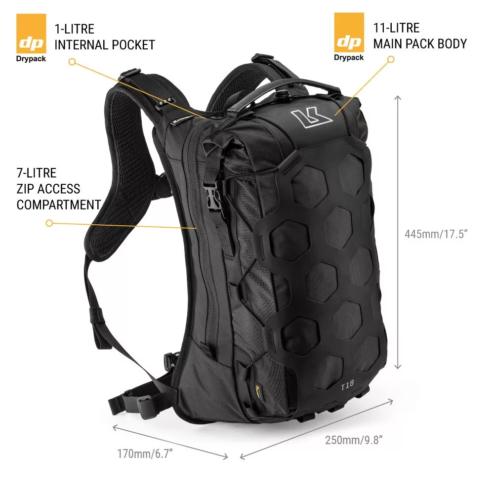 KRIEGA Trail 18 Adventure Backpack