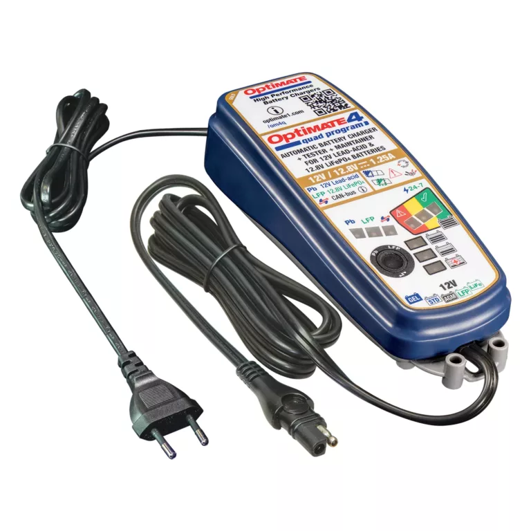TECMATE OptiMate 4 Quad Program Gold Series Battery Charger