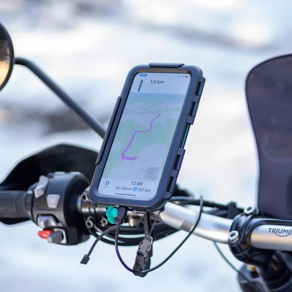 ULTIMATEADDONS Motorcycle Mirror Smartphone Mount