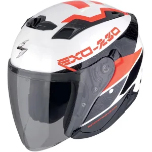 scorpion_exo_230_band_white_black_red.jpg SCORPION EXO-230 Band Helmet