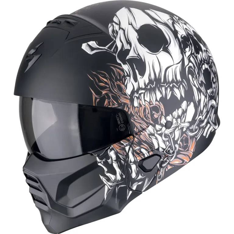 scorpion_exo_combat_ii_genesis_matte_black_white_gold_1-1.jpg SCORPION EXO-Combat II Genesis Helmet