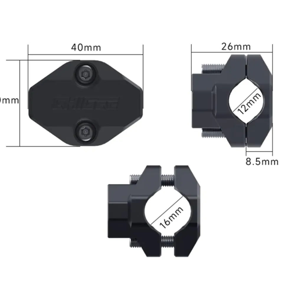 CHIGEE Adaptateur barre transversale 12 -16 mm