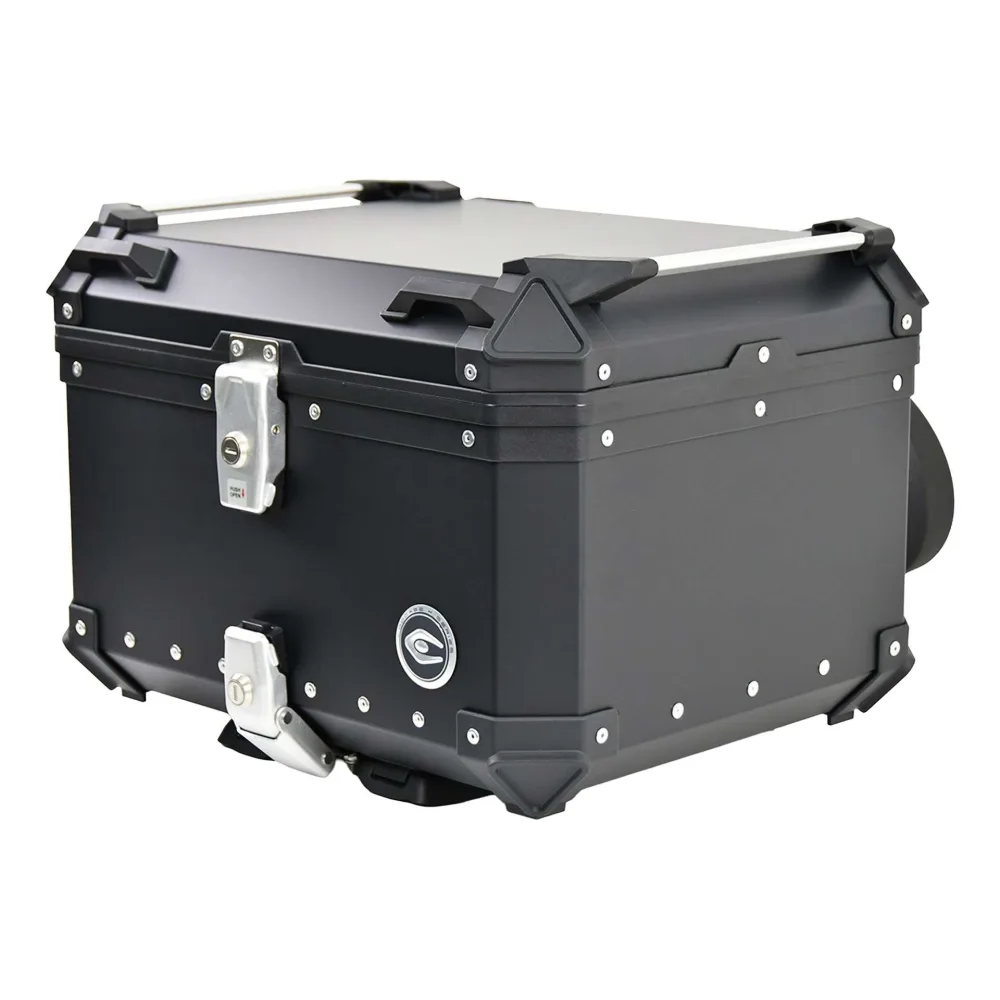 COOCASE Top case X1 Aluminium 55L avec dosseret ajustable