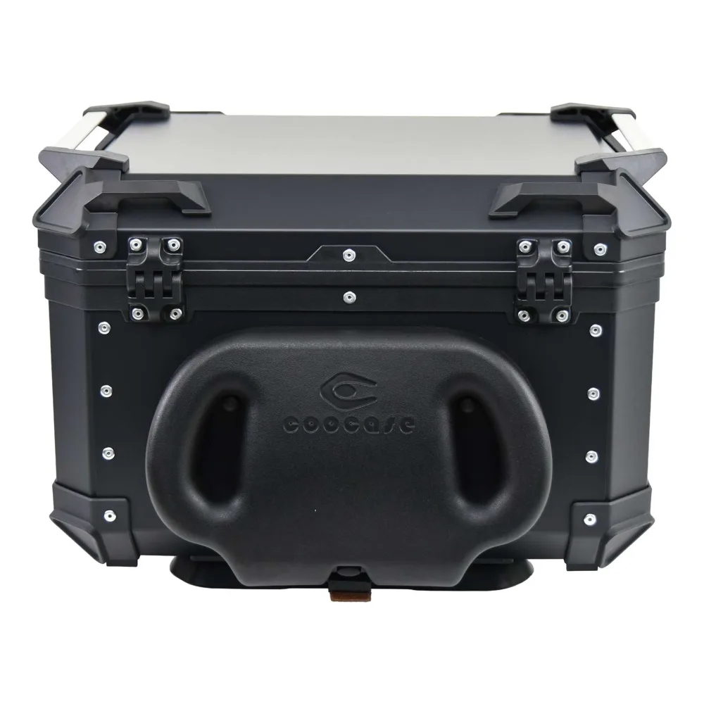 COOCASE Top case X1 Aluminium 55L avec dosseret ajustable