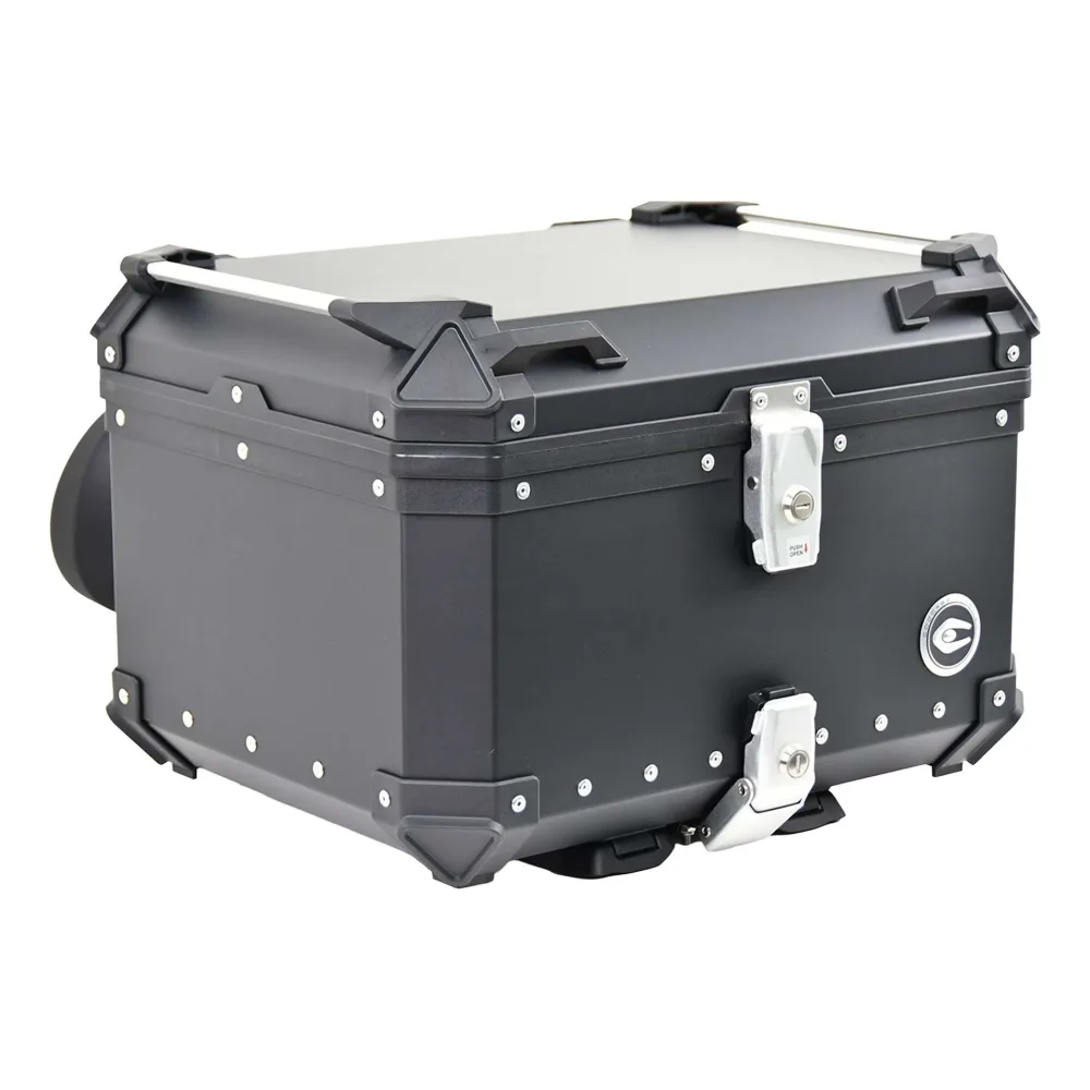 COOCASE Top case X1 Aluminium 55L avec dosseret ajustable