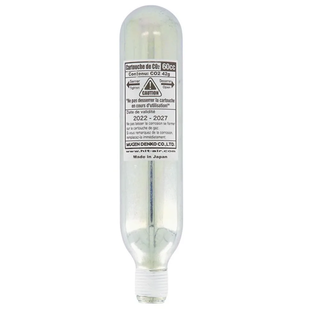 HIT-AIR Cartouche de CO2 60cc