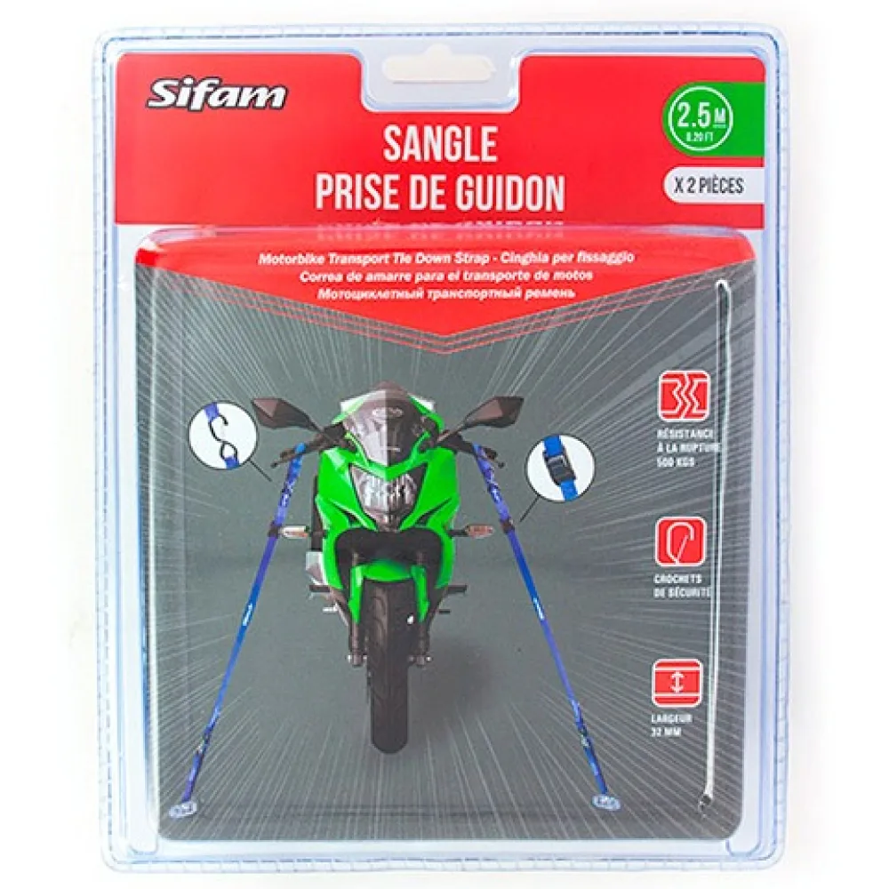 SIFAM Sangles de guidon 2,50 m (2 pack)