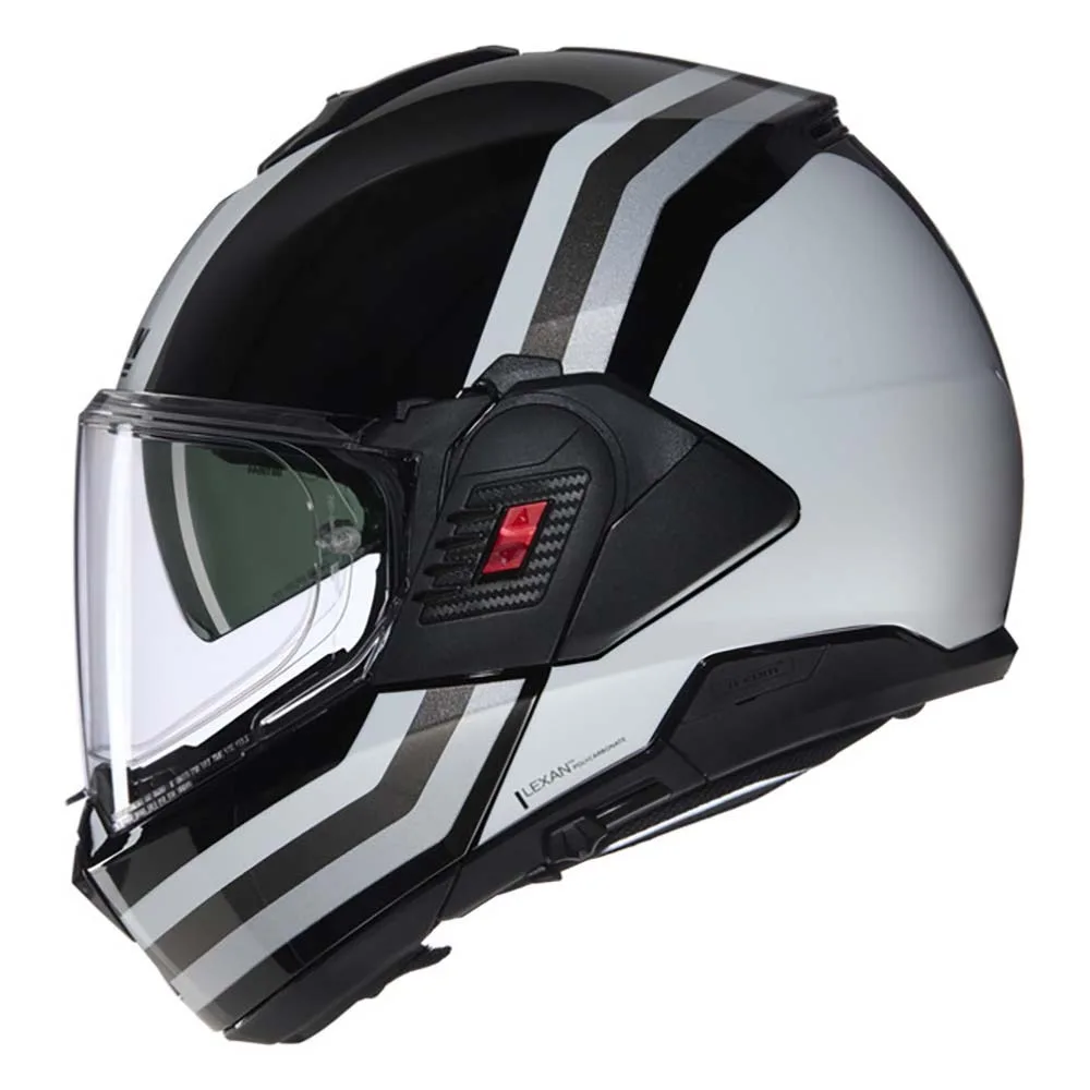 nolan_n120_1_lineo_n_com_black_white_grey_2.jpg NOLAN Casque N120-1 Lineo N-Com