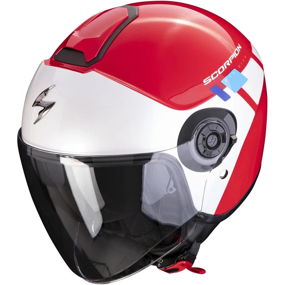 scorpion_exo_city_ii_mall_red_white_1.jpg SCORPION Casque EXO-City II Mall