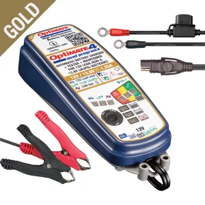optimate_4_quad_gold_1.jpg TECMATE Chargeur batterie Optimate 4 Quad Program Gold Series