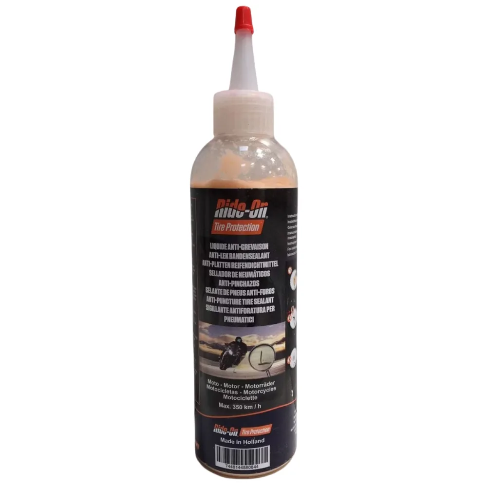 RIDE-ON Liquide prévention anti-crevaison Moto 250 ml