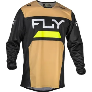 fly_racing_kinetic_reload_khaki_black_neon_yellow_1.jpg FLY RACING Maillot Cross Kinetic Reload