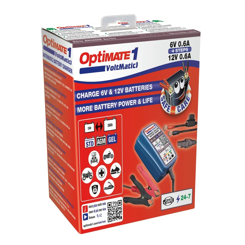 TECMATE Chargeur batterie Optimate 1 Voltmatic Bronze Series
