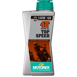 MOTOREX Huile moteur Top speed 4T 10W40 Synthétique 1L