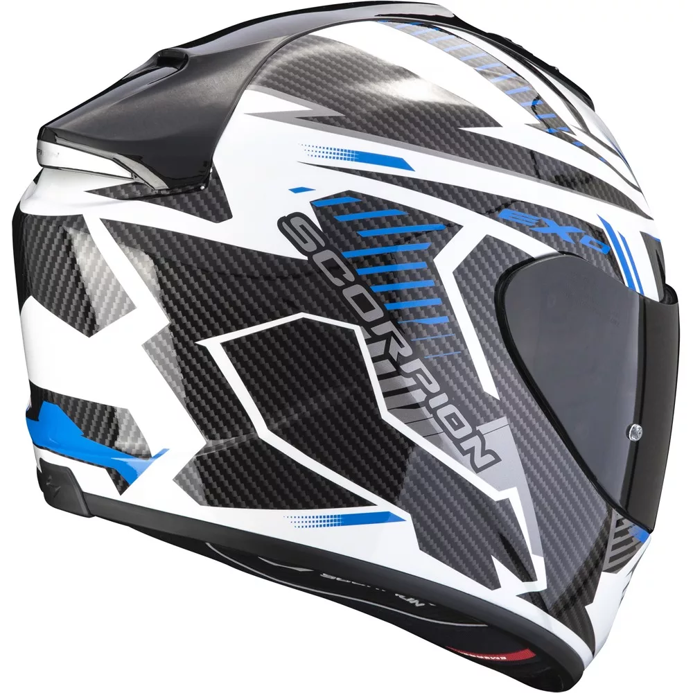 scorpion_exo_1400_evo_air_shell_white_black_blue_3.jpg SCORPION EXO-1400 Evo Air Shell Helm