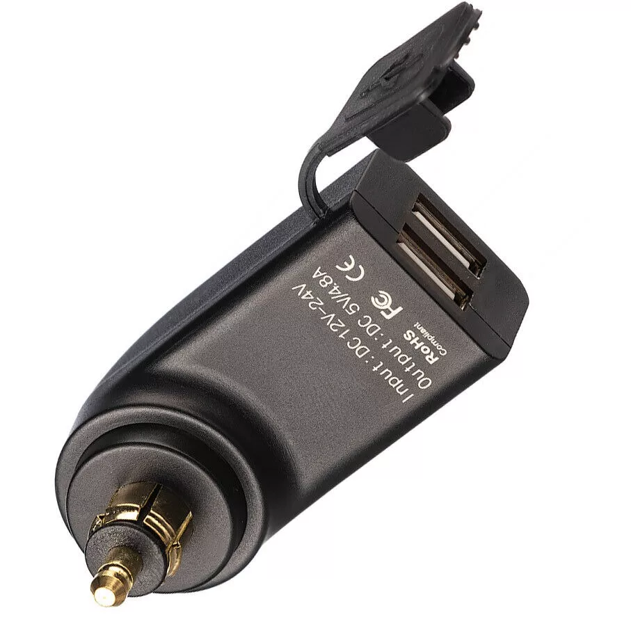ultimateaddons_din_charger_dual_usb_3.jpg ULTIMATEADDONS DIN naar dubbele USB 4.8 AMP Adapter